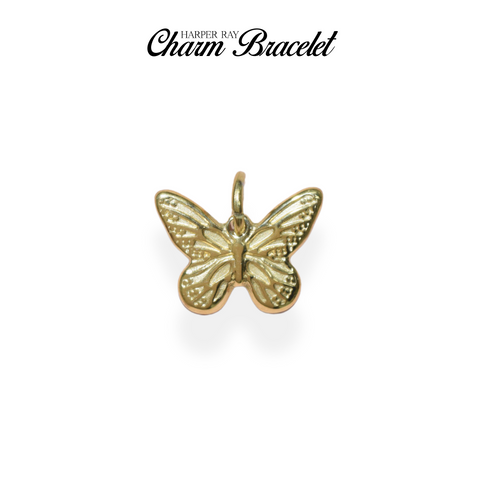 Charm Bracelet Charm - Float Like a Butterfly
