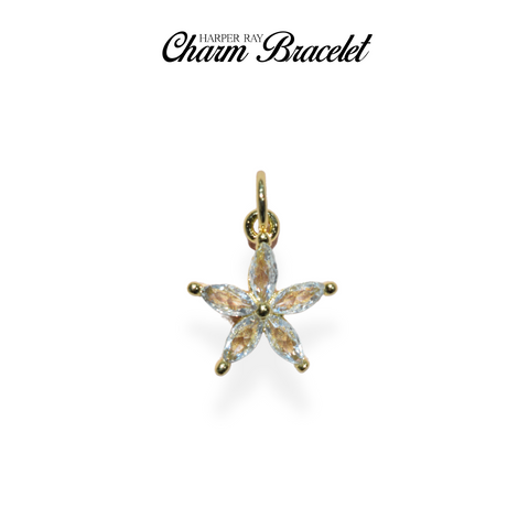 Charm Bracelet Charm - In Full Bloom