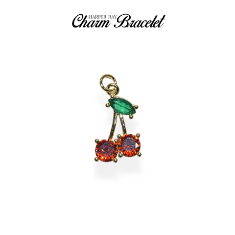 Charm Bracelet Charm - Cherry on Top