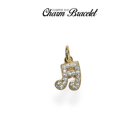Charm Bracelet Charm - Can You Hold A Note?
