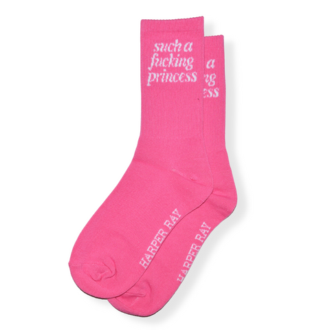Such A Fucking Princess Crew Sock