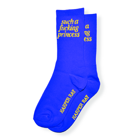 Such A Fucking Princess Crew Sock