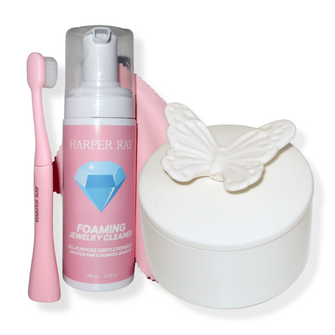 Harper Ray Foaming Jewelry Cleaner & Ceramic Dish Set
