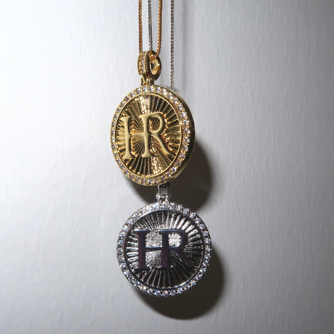 Harper Ray Monogram Medallion