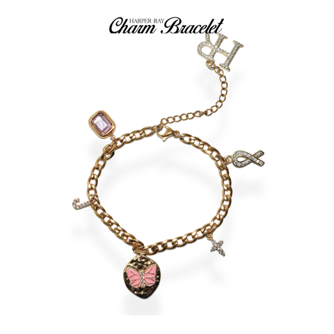 Think Pink Charm Bracelet