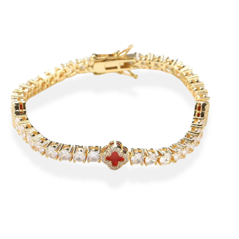 Clover Tennis Bracelet