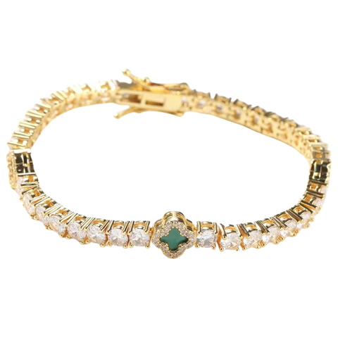 Clover Tennis Bracelet