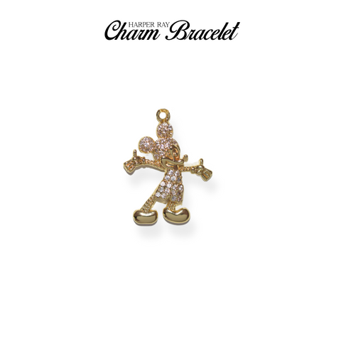 Charm Bracelet Charm -  Mickey & Minnie Mouse, Allegedly