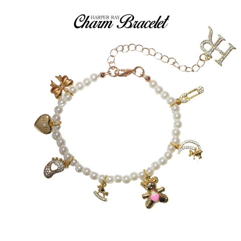 The Pearl Charm Bracelet