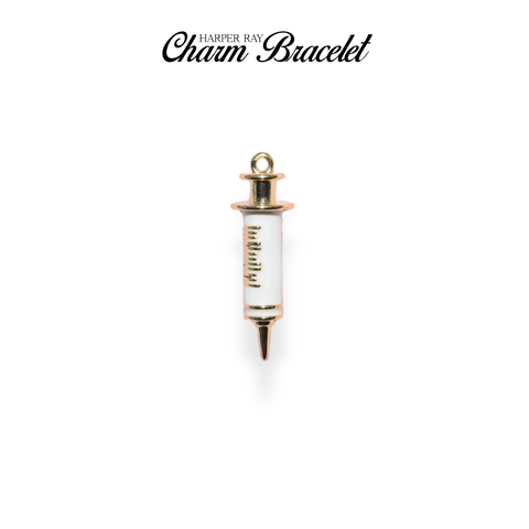 Charm Bracelet Charm - Make These B****** Cop Syringes