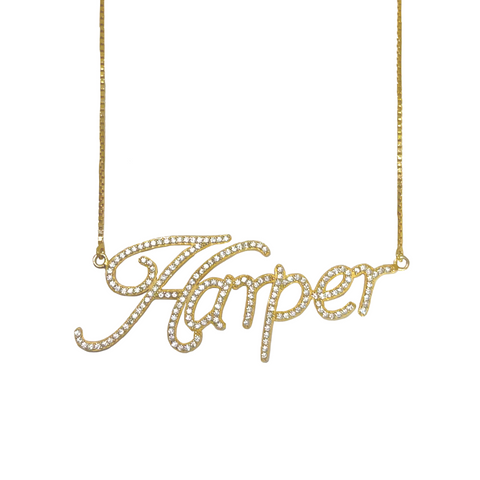 Glow Nameplate Necklace